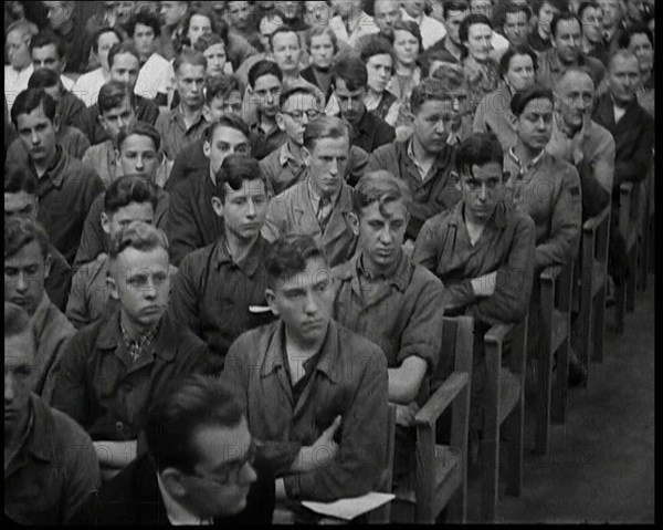 People Watching an  Orchestra in Nazi Germany, 1937. Creator: British Pathe Ltd.