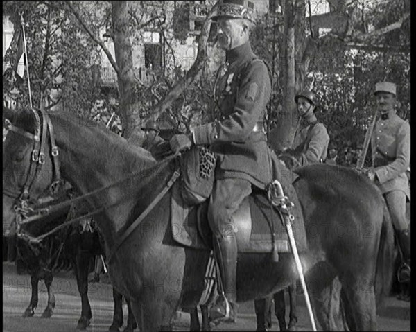 Allied Soldiers on Horseback in the German Republic, 1920. Creator: British Pathe Ltd.