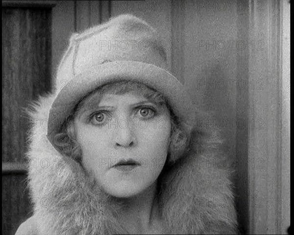 Scene from the Film 'Champagne': Close up of the Actor Betty Balfour, 1920s. Creator: British Pathe Ltd.