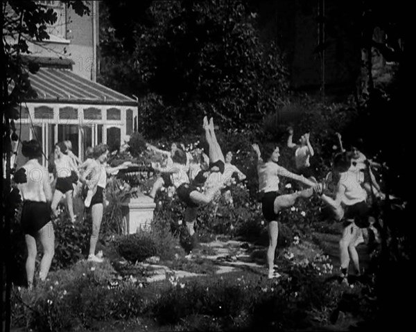 Women Exercising, 1933. Creator: British Pathe Ltd.