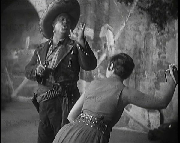 Male Actor Playing a Mexican, 1920s.  Creator: British Pathe Ltd.