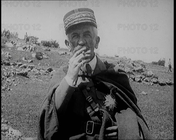 General Hubert Lyautey the French Commander in the Rif War, 1920s. Creator: British Pathe Ltd.