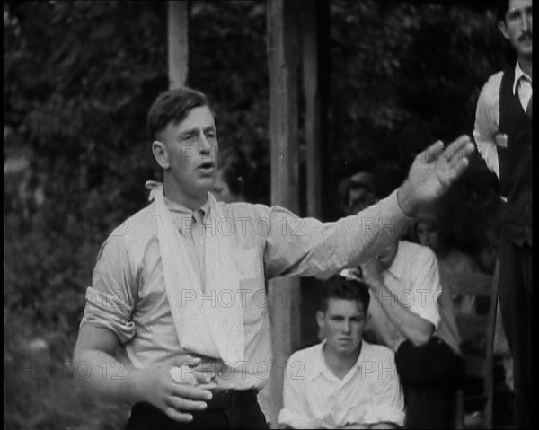 Preacher, Albert Teaster Delivering a Sermon, 1930s. Creator: British Pathe Ltd.