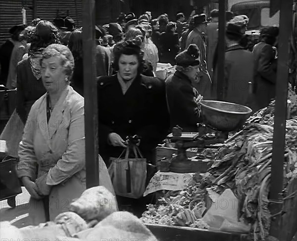 Women at a Market, 1942. Creator: British Pathe Ltd.