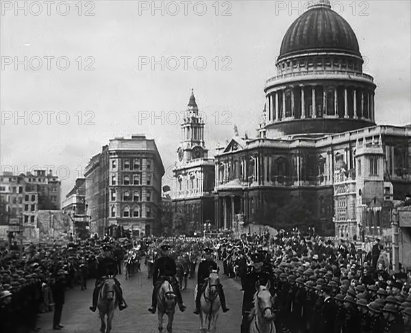 American Troops Marching Through London, 1942. Creator: British Pathe Ltd.