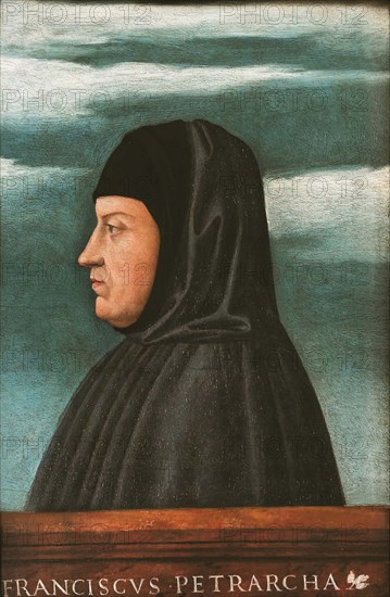 Portrait of Francesco Petrarca (1304-1379), . Creator: Bonsignori; Francesco (c. 1460-1519).