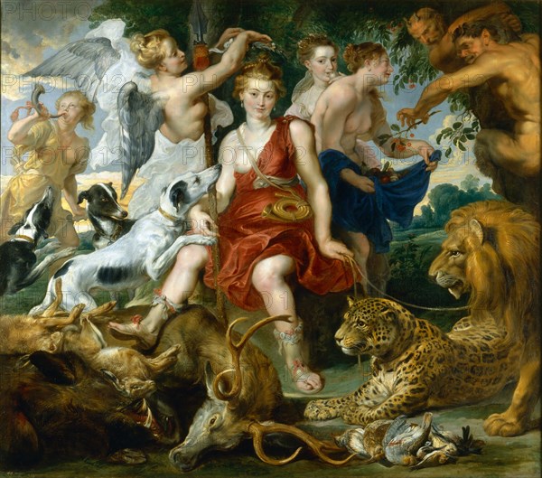 Coronation of Diana, before 1620. Creator: Rubens; Pieter Paul (1577-1640).