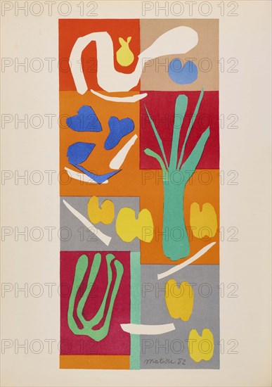 Végétaux, 1958. Creator: Matisse; Henri (1869-1954).