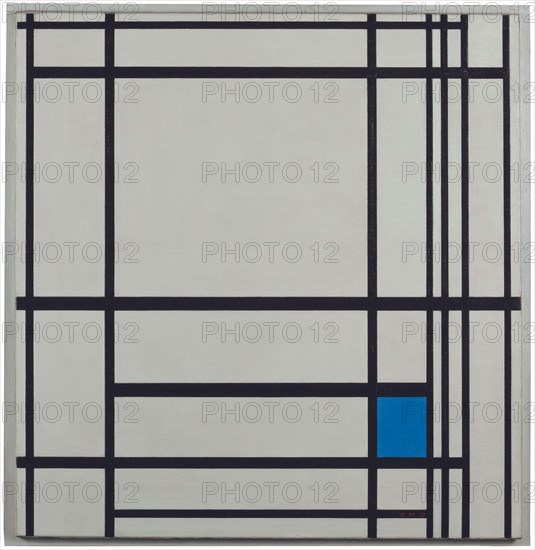 Compositie met lijnen en met kleur: III, 1937. Creator: Mondrian; Piet (1872-1944).