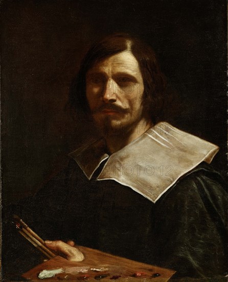 Self-portrait, 1630-1632. Creator: Guercino (1591-1666).