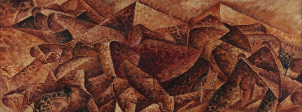 Dinamismo plastico - cavallo + caseggiato , 1915. Creator: Boccioni; Umberto (1882-1916).