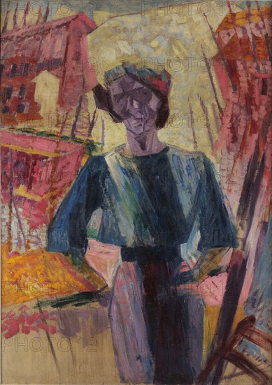 Studio di figura femminile, 1911. Creator: Boccioni; Umberto (1882-1916).