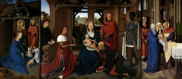 Triptych of Jan Floreins , 1479. Creator: Memling; Hans (1433/40-1494).