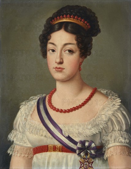 Portrait of Maria Luisa of Spain (1782-1824), Queen of Etruria, Duchess of Lucca, early 19th cen. Creator: Anonymous ().