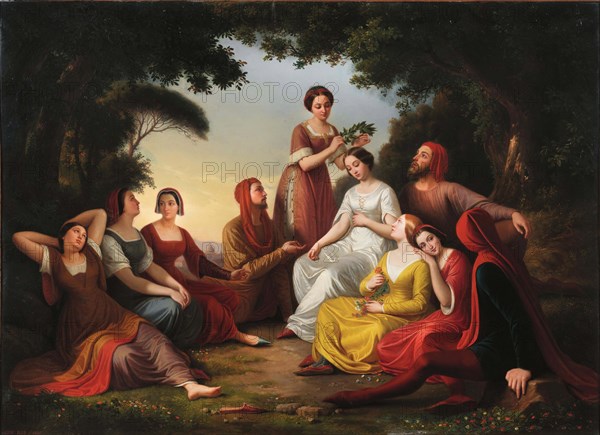 The Decameron, 1855. Creator: Ruo; Gennaro (1812-1884).