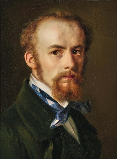 Self-portrait, 1845. Creator: Trautschold; Carl Friedrich Wilhelm (1815-1877).