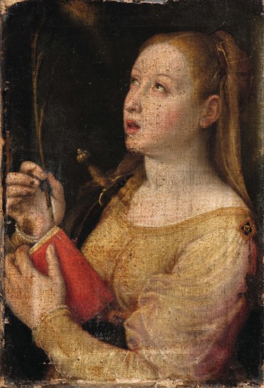 Saint Justina of Padua, . Creator: Longhi; Barbara (1552-c. 1638).