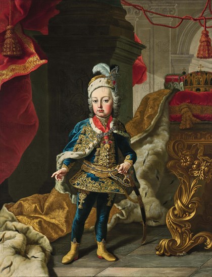 Portrait of Emperor Joseph II (1741-1790) as child, . Creator: Mijtens (Meytens); Martin van; the Younger (1695-1770).