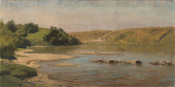 Oka river, 1903. Creator: Polenov; Vasili Dmitrievich (1844-1927).