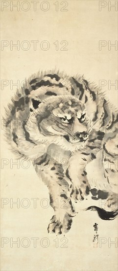 Fierce Tiger, . Creator: Ganku; Kishi (1749-1839).