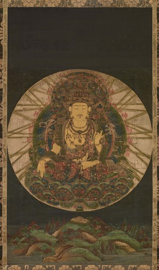 The Bodhisattva Akasagarbha (Kokuzo Bosatsu), 13th century. Creator: Anonymous ().