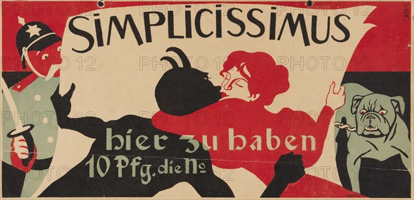 Simplicissimus, c1896. Creator: Heine; Thomas Theodor (1867-1948).