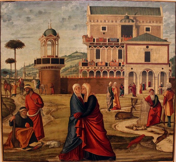 The Visitation, 1504-1508. Creator: Carpaccio; Vittore (1460-1526).