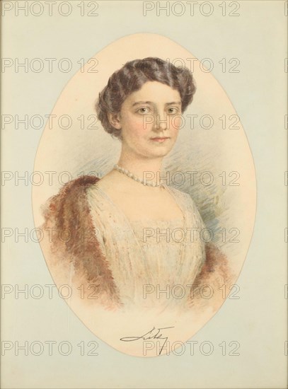 Empress Zita of Austria (1892-1989), Queen of Hungary, 1916. Creator: Pietzner; Carl (1853-1927).