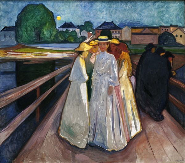 On the Bridge, 1903. Creator: Munch; Edvard (1863-1944).