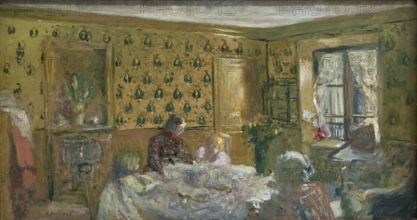 By the Worktable, 1905. Creator: Vuillard; Édouard (1868-1940).