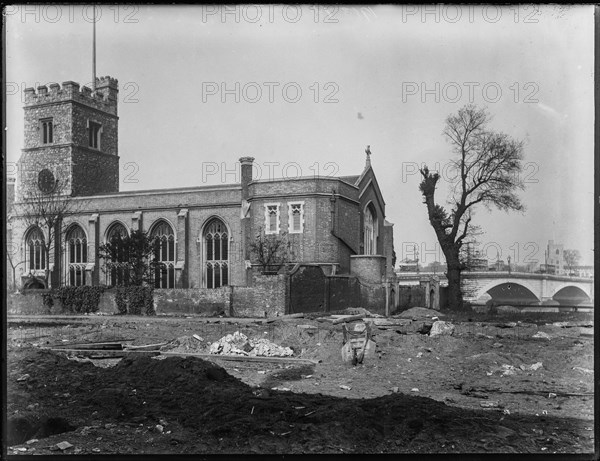 St Mary's Church, Putney High Street, Putney, Wandsworth, Greater London Authority, 1913. Creator: William O Field.