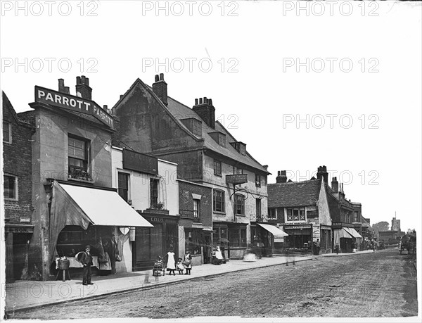 Bull and Star public house, Putney High Street, Putney, Wandsworth, Greater London Authority, 1878. Creator: William O Field.