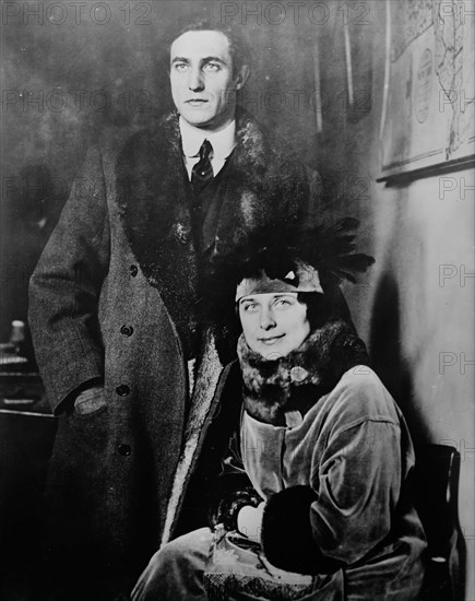 Lou Tellegen & Geraldine Farrar, between c1915 and c1920. Creator: Bain News Service.