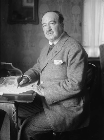 Vicente Blasco Ibanez, between c1915 and c1920. Creator: Bain News Service.