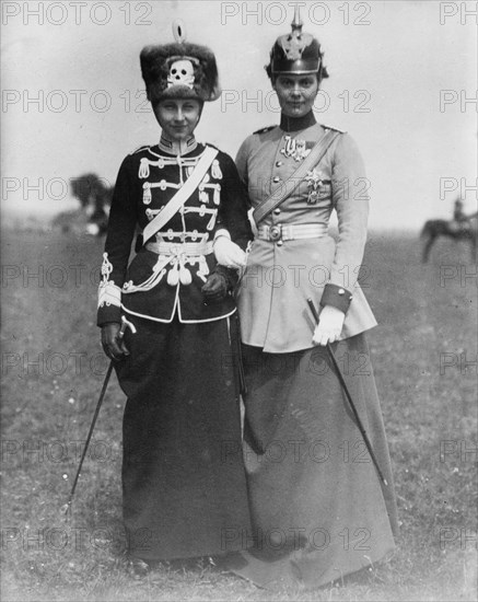 Duchess Brunswick & Crown Princess Cecilie, between c1910 and c1915. Creator: Bain News Service.