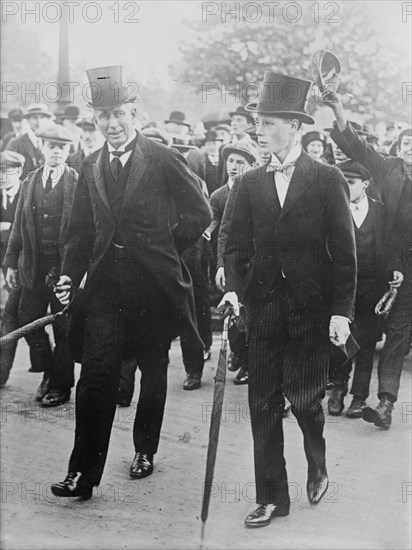 Prince [of] Wales going to Admiralty, between c1910 and c1915. Creator: Bain News Service.