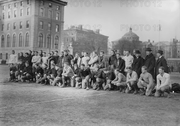 Columbia football squads, 1914. Creator: Bain News Service.