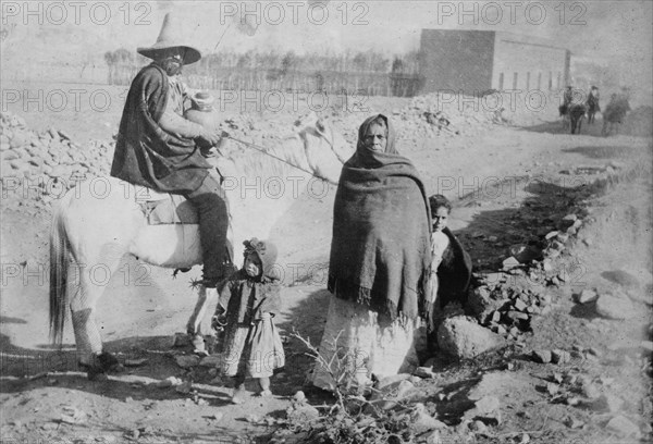 A family in Northern Mexico, between c1915 and c1920. Creator: Bain News Service.