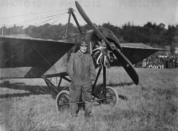 Champion, American aeronaut, in Japan, 1917. Creator: Bain News Service.