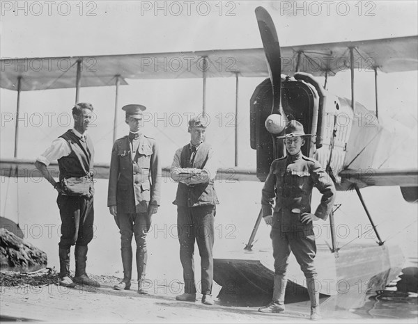 F.H. Burnside, Lt. Anthony Sunderland, J.D. Hill, Corp. C.T. Robbins, between c1915 and c1920. Creator: Bain News Service.