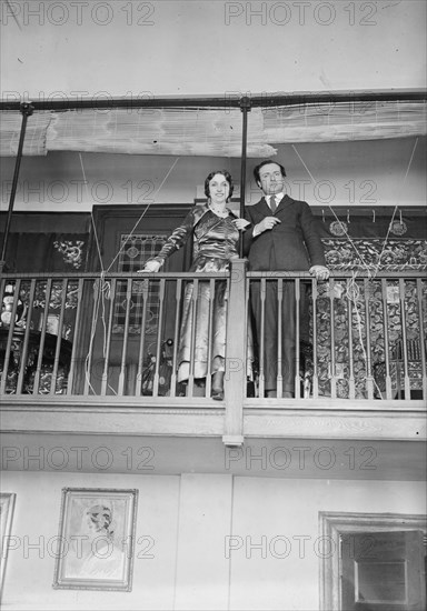 Amelita Galli-Curci and husband, between c1915 and c1920. Creator: Bain News Service.