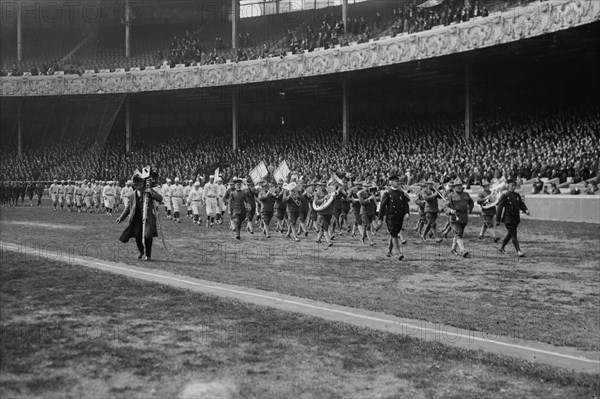 Giants home opener, 4/16/18, Polo Grounds, 1918. Creator: Bain News Service.