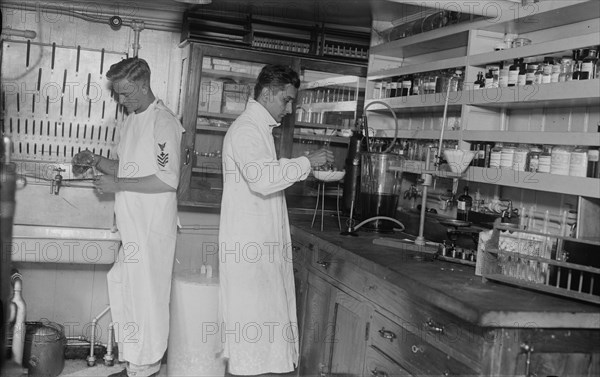 Pathological laboratory - COMFORT, between c1915 and c1920. Creator: Bain News Service.