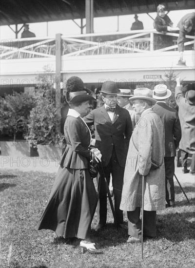 Perry Belmont & wife, 1916. Creator: Bain News Service.