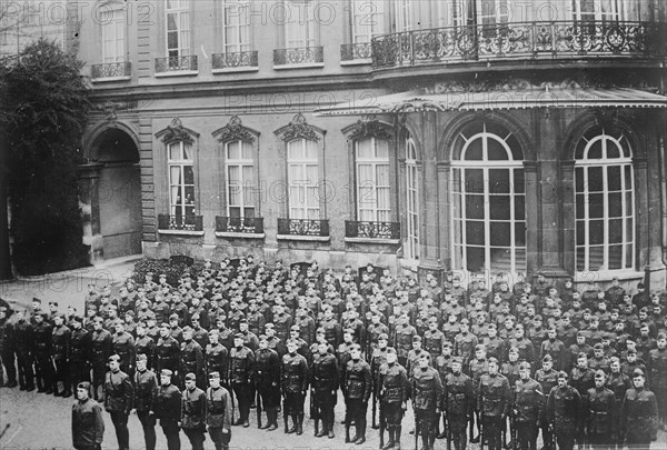 President's Paris Guard, 1918. Creator: Bain News Service.