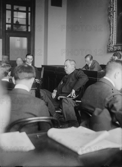 T.A. Gillespie on Stand, 1915. Creator: Bain News Service.