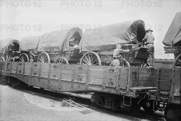 7th Reg't train, between c1915 and c1920. Creator: Bain News Service.