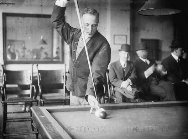 C. Demarest [billiards - pool], between c1910 and c1915. Creator: Bain News Service.