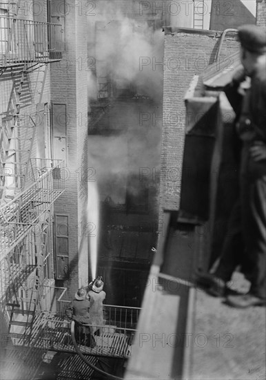 Fire, 6th Ave. & 18th, 1916. Creator: Bain News Service.