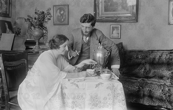 Galli-Curci and husband, between c1915 and c1920. Creator: Bain News Service.